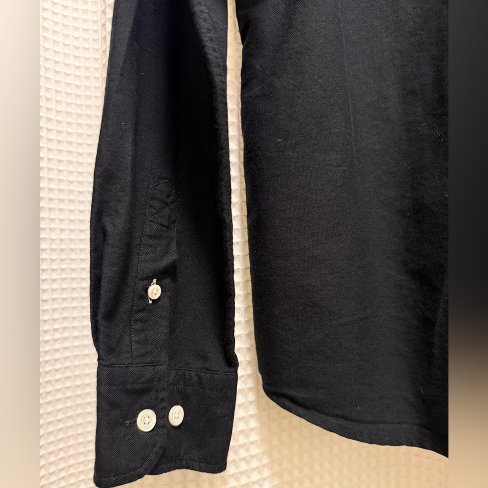 Norse Projects Black Button-Down Shirt with Chest Pocket - Picture 6 of 9